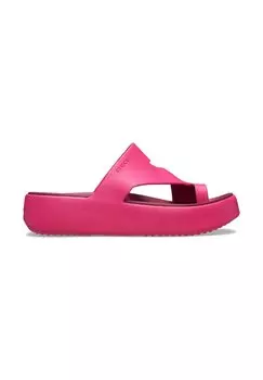 Шлепанцы Crocs, розовый
