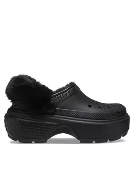 Шлепанцы Crocs Stomp Lined Clog 208546 Negro, черный
