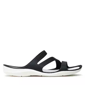 Шлепанцы Crocs Swiftwater Sandal W 203998 Black/White, черный
