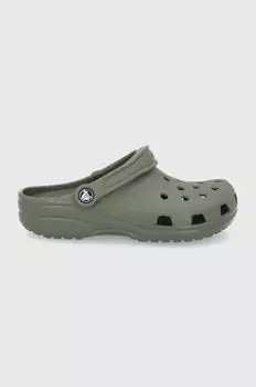 Шлепанцы Crocs, зеленый