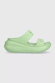 Шлепанцы Crush Sandal Crocs, зеленый