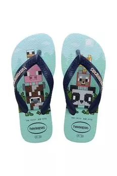 Шлепанцы детские Kids Minecraft Havaianas, синий