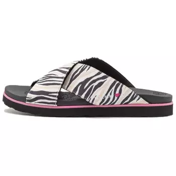Шлепанцы Diane Von Furstenberg X женские, черные/белые Skechers