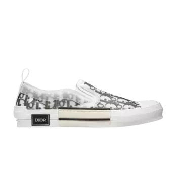 Шлепанцы Dior B23 Slip-On Dior Oblique, белый