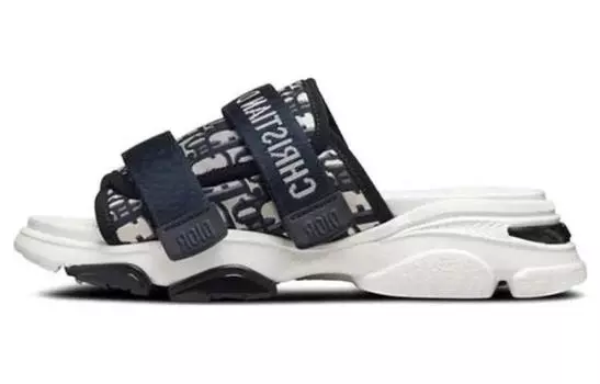 Женские тапочки Dior D-Wander, синий