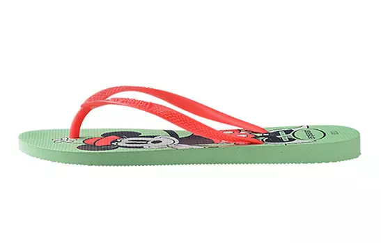 Шлепанцы Disney X Minnie Series женские зеленые Havaianas