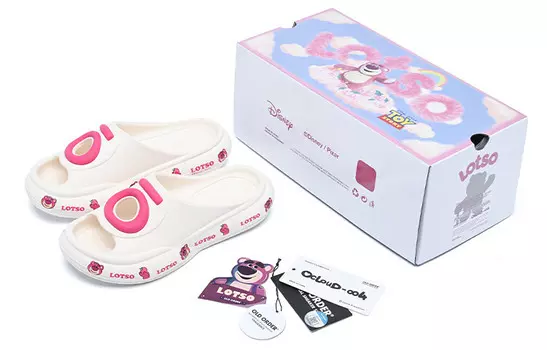 Шлепанцы Disney X унисекс розовые Old Order