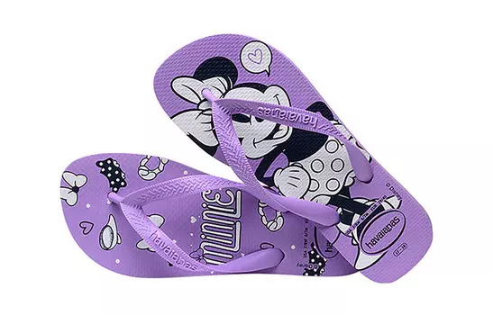 Шлепанцы Disney X женские фиолетовые Havaianas