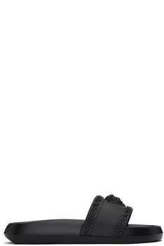 Шлепанцы для бассейна Black Palazzo Versace