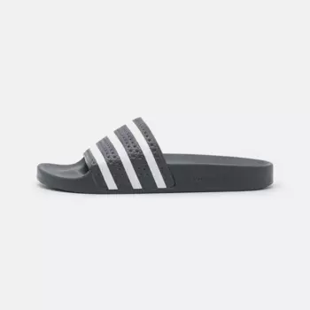 Шлепанцы для купания Adidas Originals Adilette Unisex, темно-серый/белый