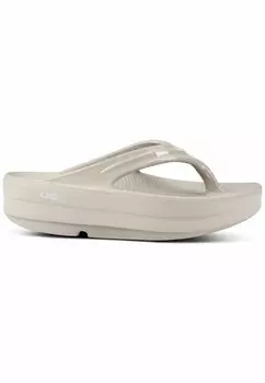 Шлепанцы для ванной Oofos, бежевые