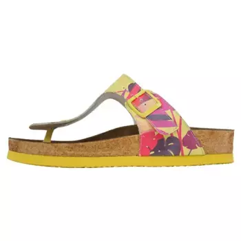 Шлепанцы DOGO "женские фиолетовые сандалии DOGO Purple веганские женские сандалии/сандалии ", веганский, желтый