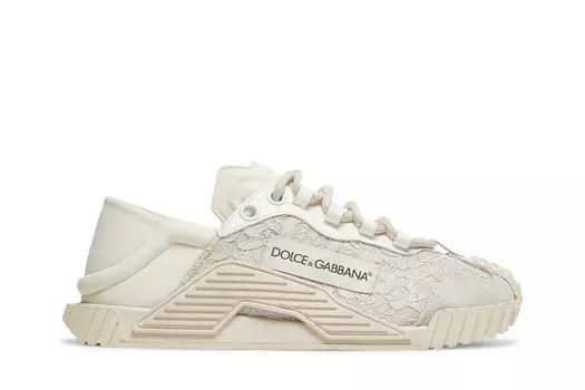 Шлепанцы Dolce & Gabbana Dolce & Gabbana Wmns NS1 Slip On White Lace, белый