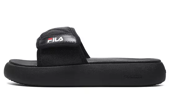 Шлепанцы DONUT DX женские, черные/белые Fila Fusion