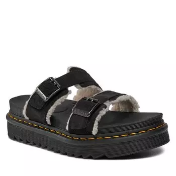 Шлепанцы Dr. Martens, черный