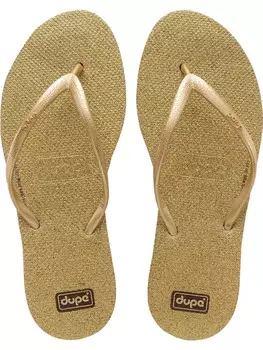 Шлепанцы Dupe SHINE, золотой