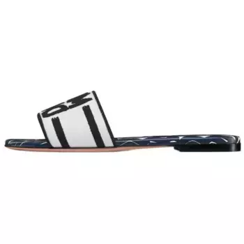 Шлепанцы Dway женские белые Dior