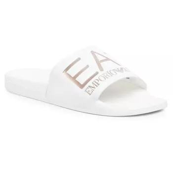 Шлепанцы EA7 Emporio Armani, белый