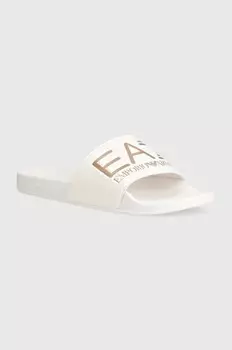 Шлепанцы EA7 Emporio Armani, белый