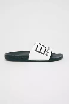 Шлепанцы EA7 Emporio Armani, белый