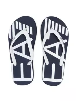 Шлепанцы EA7 Emporio Armani XCQ004 XK196 N527, темно-синий