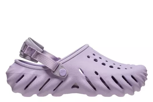 Шлепанцы Echo с застежкой Crocs, сиреневый