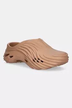 Шлепанцы Echo Wave Clog Crocs, коричневый