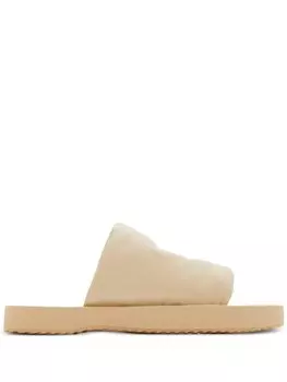 Шлепанцы EKD Slab Burberry, бежевый