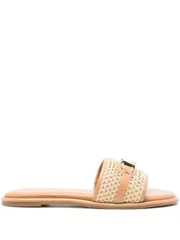Шлепанцы Ember с логотипом Michael Michael Kors, нейтральный цвет