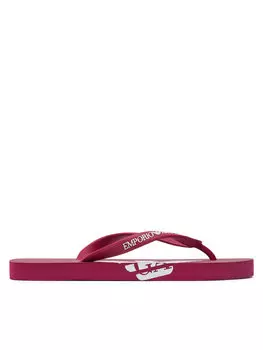 Шлепанцы Emporio Armani Chancletas XVQS08 XN746, вишневый/бордовый