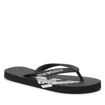 Шлепанцы Emporio Armani, черный