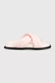 Шлепанцы FANCY PADDED SANDAL Tommy Jeans, розовый