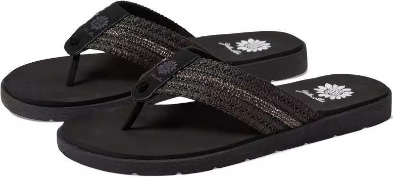 Шлепанцы Fania Yellow Box, черный