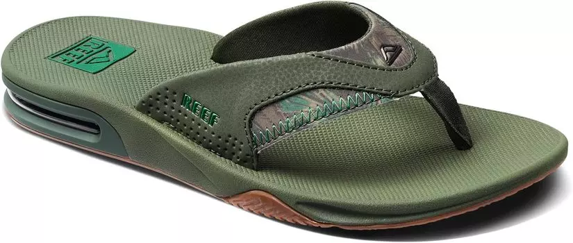 Шлепанцы Fanning Reef, цвет Olive Palm