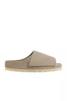 Шлепанцы Fear Of God X Birkenstock The Los Feliz Suede, цвет Taupe