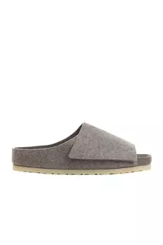 Шлепанцы Fear Of God X Birkenstock The Los Feliz Felt, цвет Ash Melange
