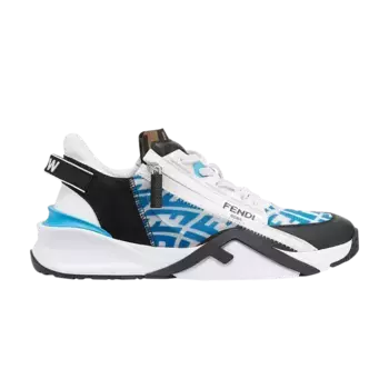 Шлепанцы Fendi Flow FF Motif Slip-On Blue, синий