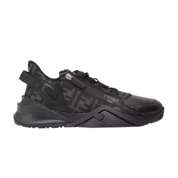 Шлепанцы Fendi Flow Slip-On Black, черный