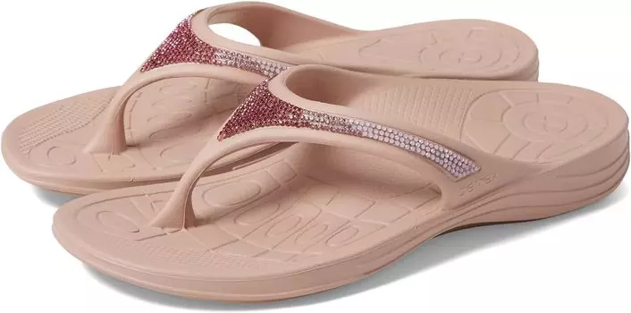 Шлепанцы Fiji Sparkle Aetrex, розовый