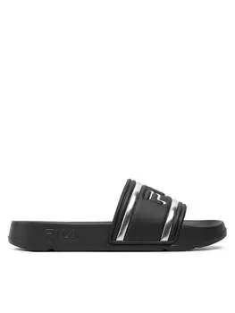 Шлепанцы Fila Morro Bay Logo Slipper Wmn, черный