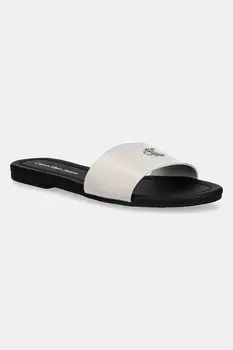 Шлепанцы FLAT SANDAL SLIDE MG Calvin Klein Jeans, белый