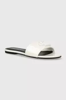 Шлепанцы Flat Sandal Slide Mg Met Calvin Klein Jeans, белый