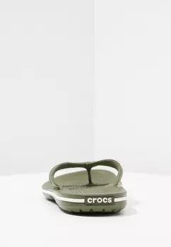 Шлепанцы FLIP Crocs, темно-зеленый