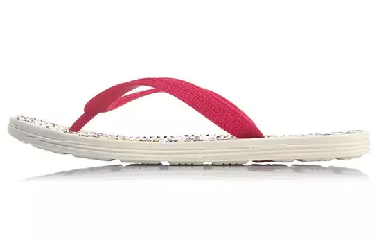 Шлепанцы Floper женские красные и белые Lining