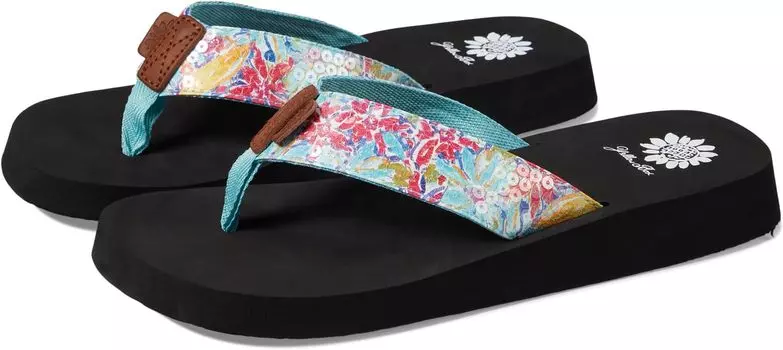 Шлепанцы Flounder Yellow Box, цвет Turquoise