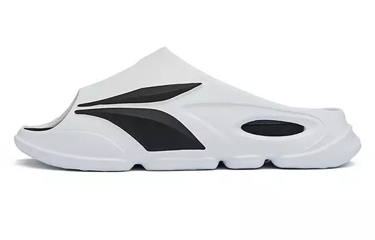 Шлепанцы Flying Standard унисекс белые/черные 361°