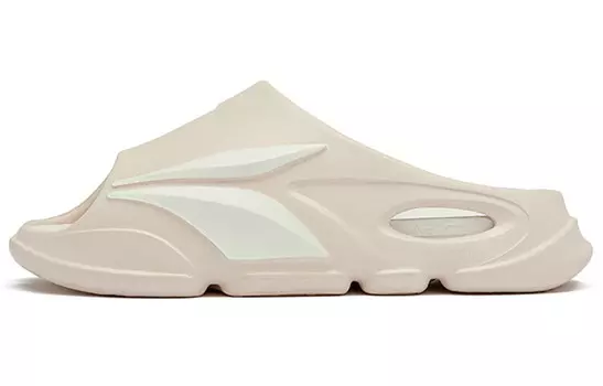 Шлепанцы Flying Standard унисекс цвета слоновой кости/белого цвета с перьями 361°