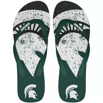 Шлепанцы FOCO Michigan State Spartans