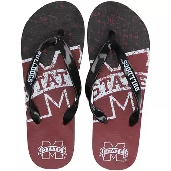 Шлепанцы FOCO Mississippi State Bulldogs