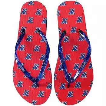 Шлепанцы FOCO Ole Miss Rebels